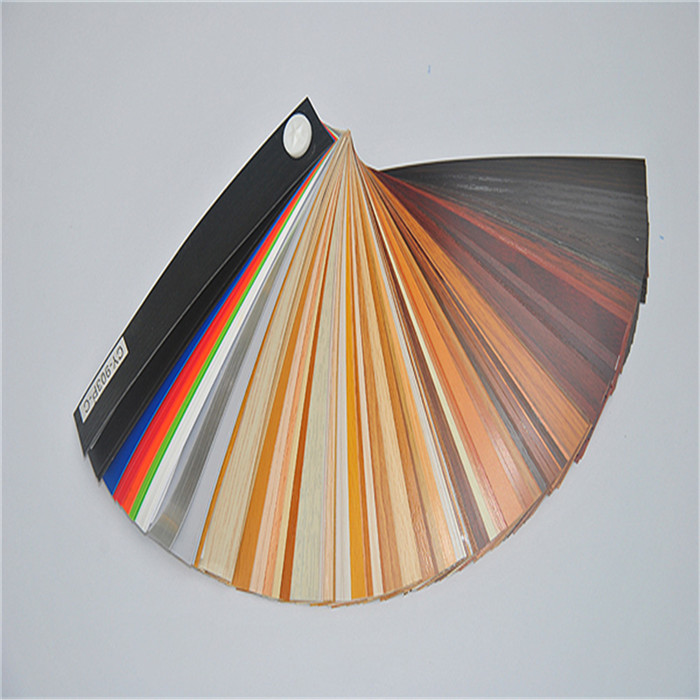 High Glossy PVC edge banding manufacture pvc edge banding flexible plastic strips for kitchen home furniture